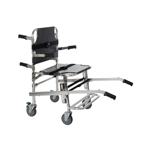 Maca de escada manual de emergência profissional com quatro rodas para o paciente