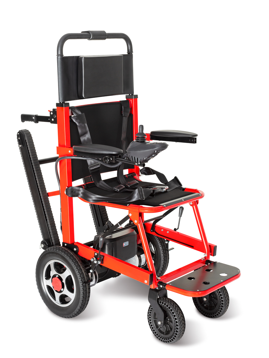 cadeira de rodas dobrável para subir escadas elétrica portátil para deficientes